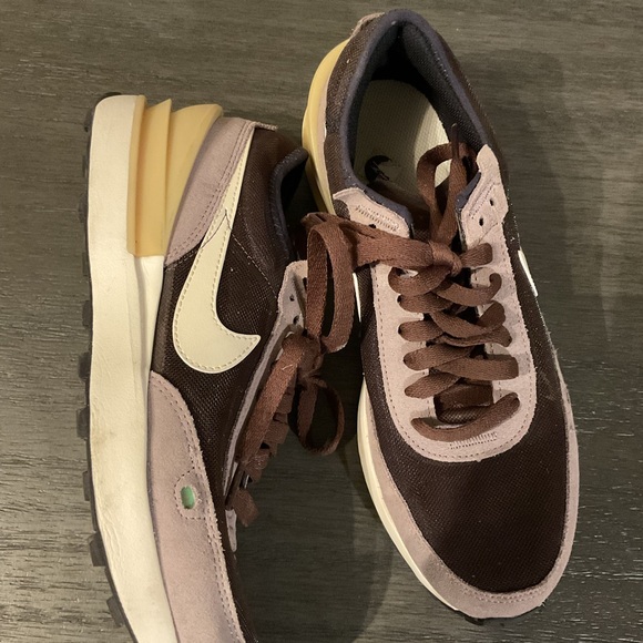 Nike Brown and Cream Women's Sneakers - Picture 3 of 6